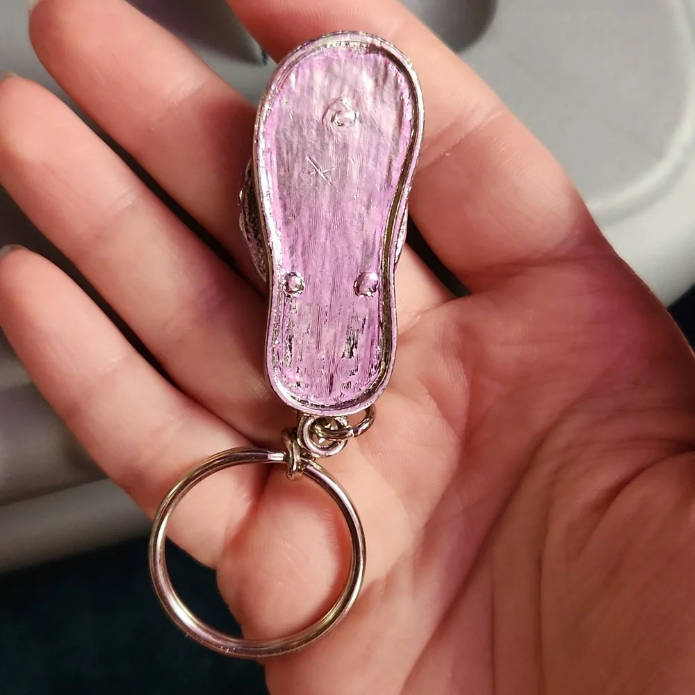 10/$20 Colorful Flip-Flop Keychain - Picture 2 of 2